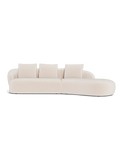 Ecksofa | FLEXLUX Torino 2,5-Sitzer mit Récamiere rechts - von Flexlux online kaufen bei LIVINGforme.