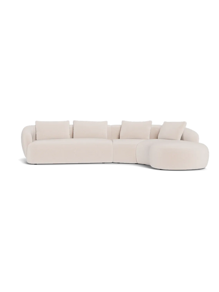 Ecksofa | FLEXLUX Torino 2,5-Sitzer mit Récamiere XL rechts - von Flexlux online kaufen bei LIVINGforme.