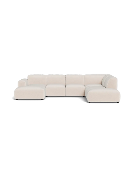 Ecksofa | FLEXLUX Lucera 2-Sitzer mit Open End und Récamiere links - von Flexlux online kaufen bei LIVINGforme.