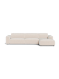FLEXLUX Lucera 3-Sitzer mit Récamiere links Ecksofa Flexlux