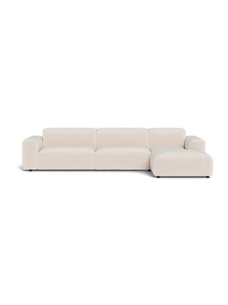 FLEXLUX Lucera 3-Sitzer mit Récamiere links Ecksofa Flexlux