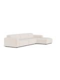 FLEXLUX Lucera 3-Sitzer mit Récamiere links Ecksofa Flexlux