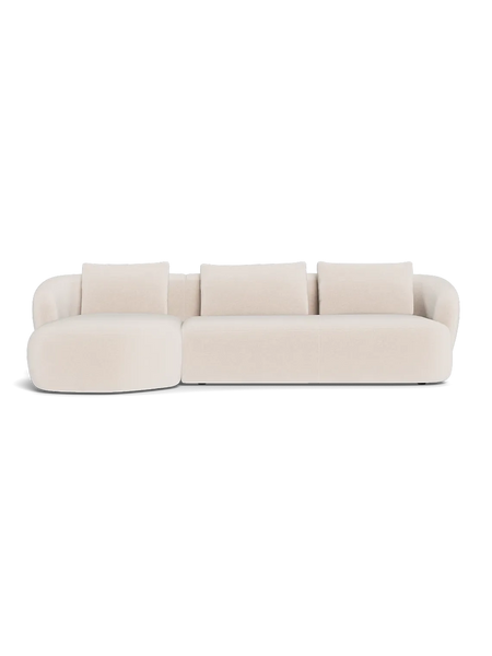 Ecksofa | FLEXLUX Torino 3-Sitzer mit Récamiere rechts - von Flexlux online kaufen bei LIVINGforme.