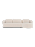 Ecksofa | FLEXLUX Torino 3-Sitzer mit Récamiere links - von Flexlux online kaufen bei LIVINGforme.