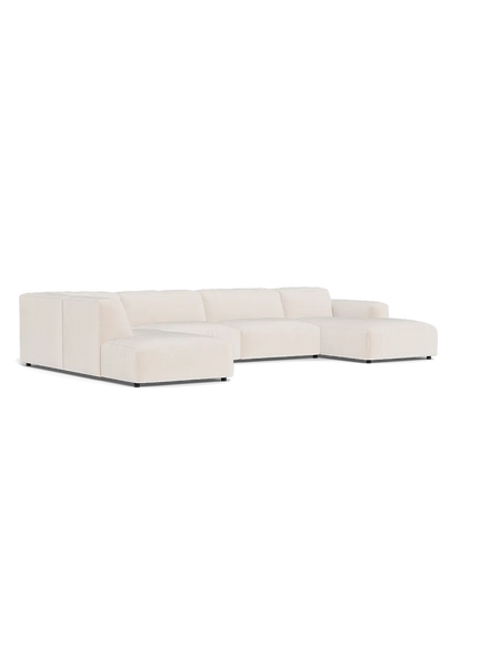 Ecksofa | FLEXLUX Lucera 3-Sitzer mit Open End und Récamiere rechts - von Flexlux online kaufen bei LIVINGforme.