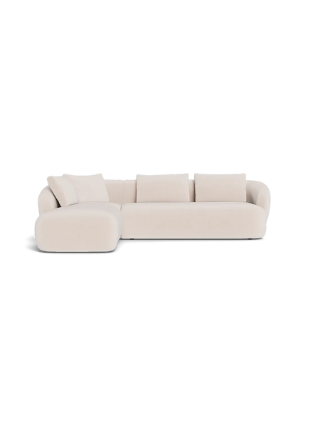 Ecksofa | FLEXLUX Torino 3-Sitzer mit Open End links - von Flexlux online kaufen bei LIVINGforme.