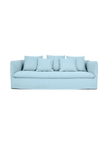 Sofas | Sofa Leana – Stilvolles 4-Sitzer-Sofa mit abziehbarem Bezug - Eisblau von LIVING Collection online kaufen bei LIVINGforme.