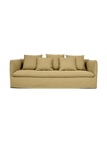 Sofas | Sofa Leana – Stilvolles 4-Sitzer-Sofa mit abziehbarem Bezug - Khaki von LIVING Collection online kaufen bei LIVINGforme.