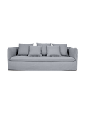 Sofas | Sofa Leana – Stilvolles 4-Sitzer-Sofa mit abziehbarem Bezug - Lightgrey von LIVING Collection online kaufen bei LIVINGforme.