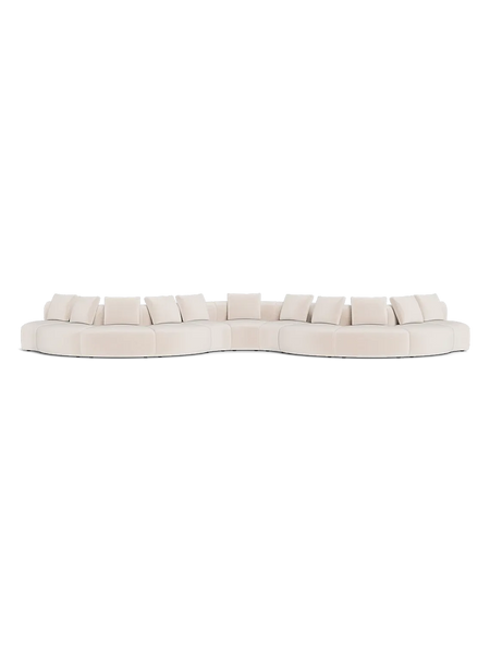 Ecksofa | FLEXLUX Torino Großraum-Sofalandschaft 735 cm - von Flexlux online kaufen bei LIVINGforme.