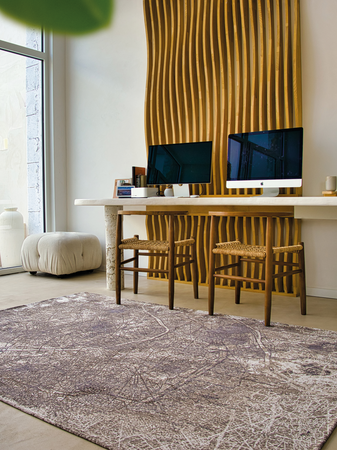 Teppich Rechteckig | Städte Paris – Space Trip Teppich | Art.-Nr. 9322 - von Louis de Poortere online kaufen bei LIVINGforme.