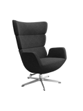 Sessel | Stoffsessel | "Tommy" in Facet Black ohne Kippfunktion - von LIVING online kaufen bei LIVINGforme.
