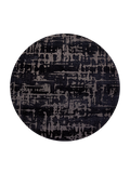 Runder Teppich | Structures Runder Teppich - Black Water von Louis de Poortere online kaufen bei LIVINGforme.