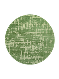 Runder Teppich | Structures Runder Teppich - Perrier's Green von Louis de Poortere online kaufen bei LIVINGforme.