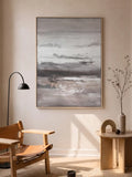 Subtle Tension – Abstraktes Leinwandbild, minimalistisch, gerahmt, 78 x 100 cm Wandbild Reinders