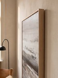 Subtle Tension – Abstraktes Leinwandbild, minimalistisch, gerahmt, 78 x 100 cm Wandbild Reinders