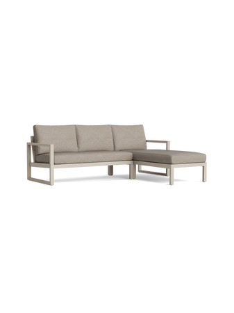 Outdoor Loungeset | Orleans Lounge Chaise Longue rechts + 2-Sitzer - von Life Outdoor Living online kaufen bei LIVINGforme.