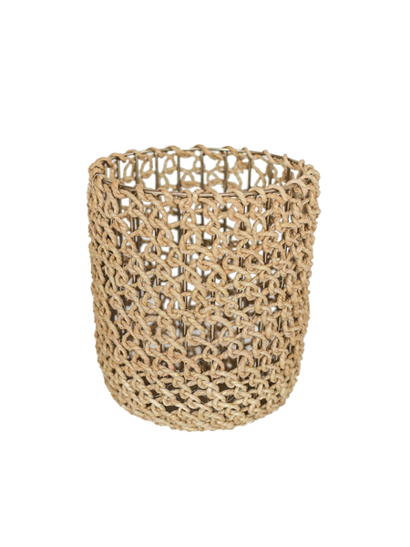Windlichter und Kerzenschein | Teelichthalter | Cemile aus Rattan in Gold - von LIVING online kaufen bei LIVINGforme.