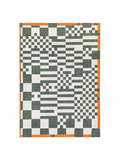 Teppich Rechteckig | Craft Chess Teppich Deep Green | Art.-Nr. 9339 - von Louis de Poortere online kaufen bei LIVINGforme.