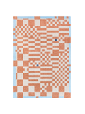 Teppich Rechteckig | Craft Chess Teppich Nude | Art.-Nr. 9341 - von Louis de Poortere online kaufen bei LIVINGforme.