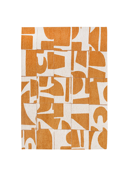 Teppich Rechteckig | Craft Papercut Rechteckiger Teppich Curry | Art.-Nr. 9367 - von Louis de Poortere online kaufen bei LIVINGforme.
