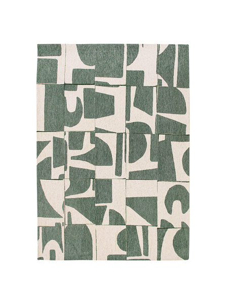 Teppich Rechteckig | Craft Papercut Rechteckiger Teppich Sea Spray | Art.-Nr. 9361 - von Louis de Poortere online kaufen bei LIVINGforme.