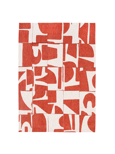 Teppich Rechteckig | Craft Papercut Rechteckiger Teppich Rust | Art.-Nr. 9364 - von Louis de Poortere online kaufen bei LIVINGforme.