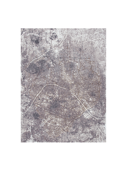 Teppich Rechteckig | Städte Paris – Space Trip Teppich | Art.-Nr. 9322 - von Louis de Poortere online kaufen bei LIVINGforme.