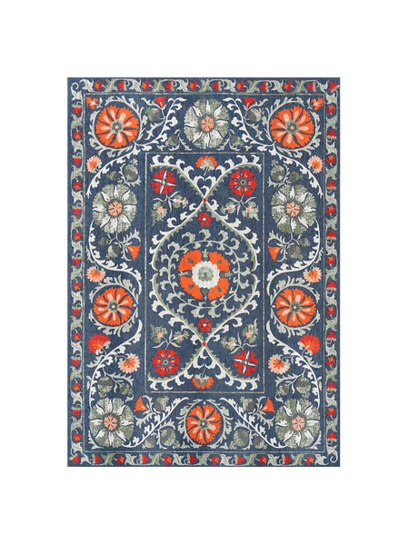 Teppiche | Antiquarian Suzani Teppich - Nordic | Art.-Nr. 9730 - von Louis de Poortere online kaufen bei LIVINGforme.
