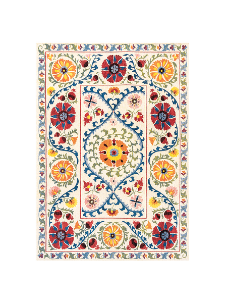 Teppiche | Antiquarian Suzani Teppich - Origine | Art.-Nr. 9728 - von Louis de Poortere online kaufen bei LIVINGforme.