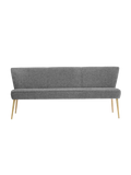 Sitzbank | "Eve" - Facet Light Grey Sitzbank LIVING Collection 83cm x 65cm x 173cm Eiche geölt