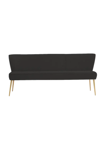 Sitzbank | "Eve" - Royal Anthrazit Sitzbank LIVING Collection 83cm x 65cm x 173cm Nussbaum