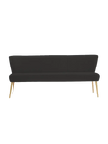 Sitzbank | "Eve" - Royal Anthrazit Sitzbank LIVING Collection 83cm x 65cm x 173cm Eiche geölt