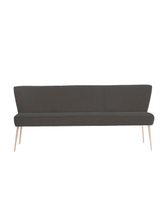 Sitzbank | "Eve" - Royal Grey Sitzbank LIVING Collection 83cm x 65cm x 173cm Eiche geölt