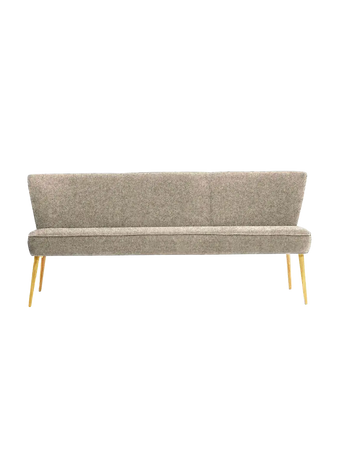 Sitzbank | "Eve" - Facet Kiezel Sitzbank LIVING Collection 83cm x 65cm x 173cm White Wash