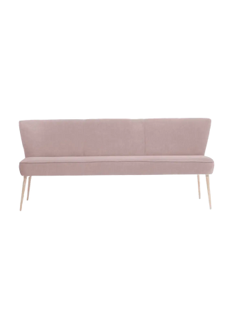 Sitzbank | "Eve" - Royal Pink Sitzbank LIVING Collection 83cm x 65cm x 173cm Eiche geölt