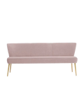 Sitzbank | "Eve" - Royal Pink Sitzbank LIVING Collection 83cm x 65cm x 173cm Eiche geölt