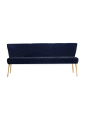 Sitzbank | "Eve" - Facet Blue Sitzbank LIVING Collection 83cm x 65cm x173cm Eiche geölt