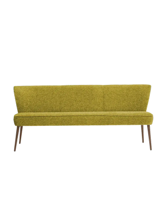 Sitzbank | "Eve" - Facet Yellow Sitzbank LIVING Collection 83cm x 65cm x 173cm White Wash