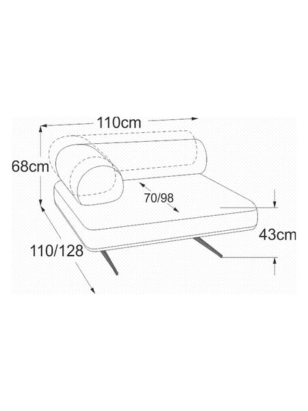 Sofa | Valena Sofa | "1er-Element Armteil links (RVM)" - von designwerk online kaufen bei LIVINGforme.