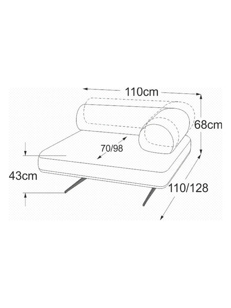 Sofa | Valena Sofa | "1er-Element Armteil rechts (RVM)" - von designwerk online kaufen bei LIVINGforme.