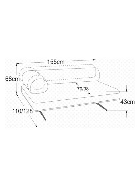 Sofa | Valena Sofa | "1.5er-Element Armteil links (RVM)" - von designwerk online kaufen bei LIVINGforme.