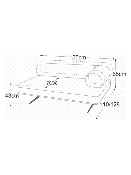 Sofa | Valena Sofa | "1.5er-Element Armteil rechts (RVM)" - von designwerk online kaufen bei LIVINGforme.