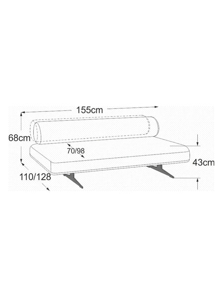 Sofa | Valena Sofa | "1.5er-Element (RVM)" - von designwerk online kaufen bei LIVINGforme.