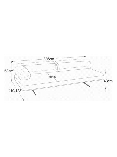 Sofa | Valena Sofa | "3er-Element Armteil links (RVM)" - von designwerk online kaufen bei LIVINGforme.