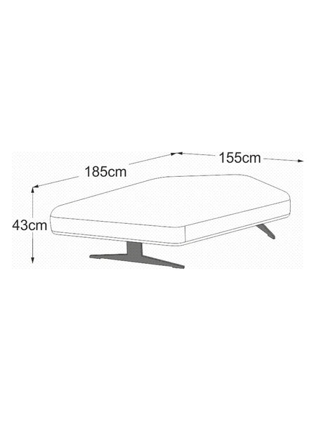 Sofa | Valena Sofa | "Trapezecke" - von designwerk online kaufen bei LIVINGforme.