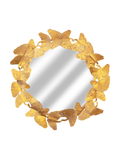 Spiegel | Wandspiegel | "Leaves" – Gold - von LIVING online kaufen bei LIVINGforme.