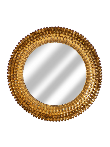 Spiegel | Wandspiegel | "Petal" – Gold - von LIVING online kaufen bei LIVINGforme.