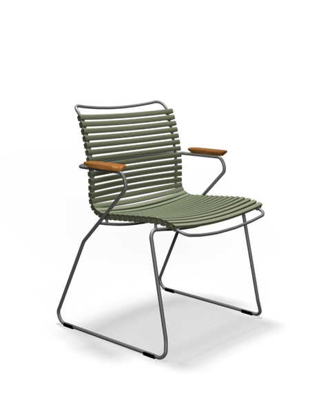 Outdoor-Stuhl | CLICK Dining Stuhl Standard - Olivgrün von Houe online kaufen bei LIVINGforme.