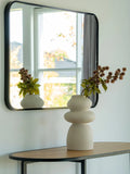 Vase Keramik, beige Vase Living Nordic